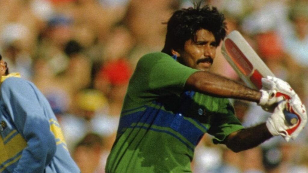 Pakistan's top finisher, Javed Miandad