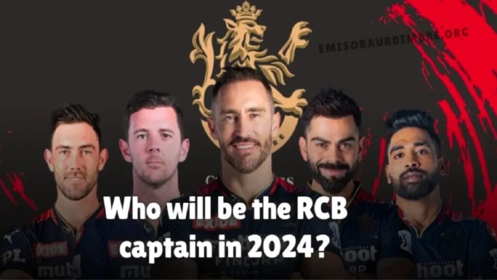 Who is The Captain of RCB In 2024?