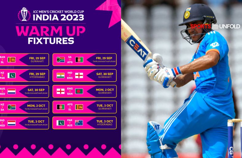 Cricket World Cup Warmup Matches 2023 Schedule, Date, Time, Venue and
